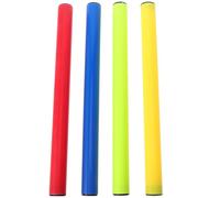 Beavorty Bastone Staffetta Corsa Plastica 4 Pezzi 2,8 CM Testimone per Gare Atletica Leggera Passaggio Liscio per Ragazzo Ragazza e Adulti Colore Casuale