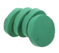 Beavorty Blocchi Floreali Rotondi 4 Pezzi 20x4 Cm, Fango Assorbente per Composizioni Floreali da Matrimonio, Basi per Fiori Freschi e Decorazioni Personalizzabili