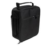 Beavorty Borsa Termica Portatile per Alimenti da Picnic Nera, Borsa Isolante da Campeggio Rivestimento in Alluminio Spesso, Sacchetto per Conservazione Cibi Caldo e Freddo per Viaggi