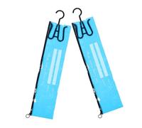 Beavorty Borse Per Extension Per Chioma e Organizer Per Parrucche 2 Pezzi in Pvc Con Ganci, Supporto Porta Parrucche Da Appendere, Protezione Antipolvere Per Uso Domestico e Viaggio