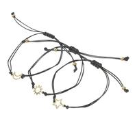 Beavorty Braccialetti Amicizia Esprimono Sentimenti 3 Pezzi Design Delicato in Lega Oro per Anniversari o Occasioni Business