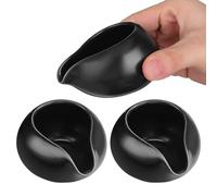 Beavorty Brocca per Sugo in Ceramica 3 Pezzi Beccuccio Anti-goccia, Distributore per Salsa e Sciroppo, Contenitore Multiuso per Bar, Ristorante e Uso Domestico