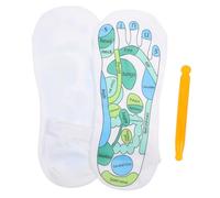 Beavorty Calzini Per Agopressione in Fibra Elastica, Massaggianti e Traspiranti, Punti Di Digitopressione Stampati, Per La Casa e Coppie, Comfort Termico e Design Senza Cuciture Per Adulti