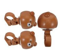 Beavorty Campanelli per Bicicletta per Set da 3 a Forma di Orso, Clacson Divertente per Bici, Compatibili Monopattini e Tricicli, Suono Forte per Sicurezza in attività all’Aperto