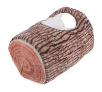 Beavorty Cappello da Ceppo D'albero in Peluche Morbido, Copricapo Cosplay per Feste e Spettacoli, Costume Natalizio Divertente per Servizi Fotografici e Carnevale