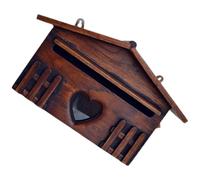 Beavorty Cassetta dei Suggerimenti in Legno Stile Rustico da Parete, Cassetta Postale Antipioggia per Esterni, Capiente e Robusta per Villa e Ufficio