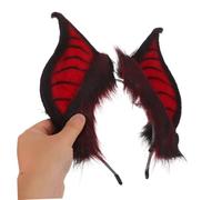 Beavorty Cerchietto con Orecchie in Plush per Adulti Accessorio Halloween Riutilizzabile per Feste e Cosplay Design Spooky Cute per Look Originale e Foto Memorabili