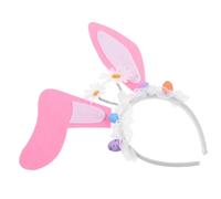 Beavorty Cerchietto Orecchie Coniglio Accessori Per Cerchietto Motivo Cartoni Animati Per Donne e Bambine Fascia Per Orecchie Coniglio Per Feste e Caccia Alle Uova