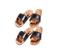 Beavorty Ciabatte Da Massaggio Unisex Con Punti Di Agopuntura - Scarpe Per La Dei Piedi in Eva E Tessuto - Agopressione Plantare Per E Salute (37 Iarde)