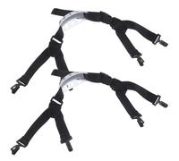 Beavorty Cinturino Sottogola Regolabile per Casco Professionale, Set 2 Pezzi in Materiale Flessibile e Resistente, Accessorio Leggero per Protezione della Testa e Sicurezza negli Sport