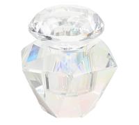 Beavorty Ciotola Per Unghie in Vetro Trasparente Con Strumento Per Manicure Ciotola Decorativa Per Nail Art Tazza Per Lavare Spazzole Accessorio Multifunzionale Per Organizzazione