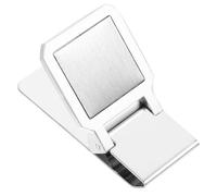 Beavorty Clip Clip di Fissaggio Resistente Fermasoldi in Metallo Inossidabile Argento, Pratica e Confortevole per Uomo per Borsello Raffinato e Utilizzo Quotidiano