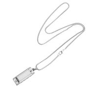 Beavorty Collana Ciondolo Armonica Portatile Leggera in Metallo, Pendente Musicale Hip Hop per Studenti, Accessorio Versatile per Appassionati di Musica e Spettacoli All'aperto