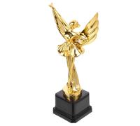 Beavorty Coppa Premio Dorata per Danza Classica, Bambine, ABS | Premio per Competizioni e Riconoscimenti, Figura Ballerina, Ornamento da Esposizione, Tono Oro