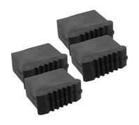 Beavorty Copri Piedini Installazione Rapida Scala per Gomma Nera 4 Pezzi Resistenti alle Intemperie per Gambe di Scala e Mobili Uso Domestico e Professionale
