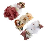 Beavorty Copricapo Elegante Per Ragazze Fascia Per Con Fiori Accessori Per Comodi E Non Adatti Per Feste Fotografiche