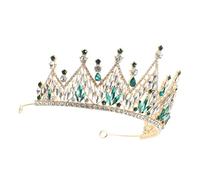 Beavorty Coroncina Sposa Tiara Barocca per Matrimonio Accessorio per Cerimonie e Leggera e Confortevole Design e Pratico