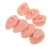 Beavorty Corpo Simulazione Silicone Morbido Pratica Piercing Parti Naso Bocca Orecchio Lingua Ombelico Kit Piercing Esercizio Realistico Formazione Professionale Hobbyist