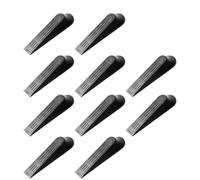 Beavorty Cunei Fermaporta Antiscivolo in Plastica Nero 10 Pezzi per Casa e Ufficio Blocca Porte da Pavimento per Protezione e Sicurezza Porte da Scivolamento