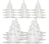 Beavorty Cuscinetti a Rete per Vasi di Fiori Conici in Plastica 24 Pezzi, Tappetini Drenanti per Bonsai e Giardino Esterno, Guarnizioni Traspiranti per Fondo Vaso Favorendo la Crescita