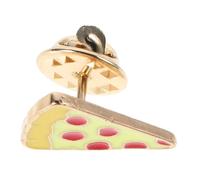 Beavorty Cute Pizza Brooch Pin Adorable Enamel Cartoon Food Badge for Everyday Style and Parties Retro Metal Lapel Pin Accessory for Women