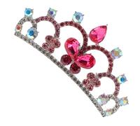 Beavorty di Compleanno per Bambine Pettine con Piccoli Strass Diademi per Feste di Ragazze