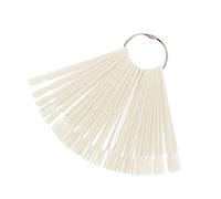 Beavorty Display Board per Unghie Falsi Fan Shaped con Tips Colorati per Manicure Strumenti per Nail Art e Design Facilita Organizzazione e La Del Colore per e Personale