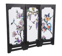 Beavorty Divisorio Pieghevole Mini in Acrilico Rilievo 3d Cinese, Pannello Decorativo per Scrivania e Privacy, Schermo per Ambienti Interni Compatto per Casa e Ufficio