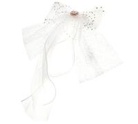 Beavorty Elegante Fiocco Da Sposa Con Fermaglio Per Velo Morbido E Accessorio Per Velo Da Sposa Per La Sposa Per La Festa Di Fidanzamento O La Festa Nuziale