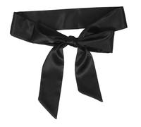 Beavorty Fascia Lunga Nera di Chiffon Elegante da Donna per Cerimonie e Feste, Sciarpa Versatile come Cintura per Abiti da Cerimonia e Occasioni Speciali