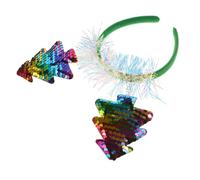 Beavorty Fascia Per Albero Di Natale Ragazzo Impostore Fasce Per Fasce Per La Testa Guidato Gruppo Musicale Tulle Decorazione Rosa Accessori L'animale Domestico