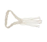 Beavorty Fascia per Chioma Stile Nordico Elegante e Delicata, Facile da Indossare in Corda di Cotone Tessuta a Mano per Viaggi e Cerimonie Comunione