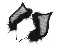 Beavorty Fascia Per Di Halloween Fascia Per Orecchie Da Pipistrello - Grazioso Copricapo Con Orecchie Da Animale Accessorio Per Da Diavolo Accessorio Per Foto Per Donne