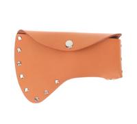 Beavorty Fodero Protettivo in Cuoio Arancione per Testa D'ascia, Copertura Decorativa e Resistente per Campeggio e Trasporto Sicuro