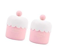 Beavorty Formatori di Schiuma per Viso Portatile 2 Pezzi in Plastica Rosa e Produzione di Schiuma Ricca per Casa e Viaggio Stile Casuale