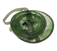 Beavorty Gabbia Pesca Pieghevole a Tre Strati in Rete a Maglia Piccola, Cesto Galleggiante per Conservazione di Pesci Vivi, Adatto per Pesca Sportiva e Attività All’Aperto