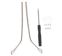 Beavorty Gambe Per Occhiali Di Ricambio Compatibili Es Braccia Per Occhiali in Metallo Per Accessori Per La Riparazione Di Occhiali