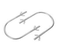 Beavorty Gancio per Radiatore a Forma di U 2 Pezzi Base per Ruota Girevole, Supporto per Riscaldatore Elettrico e Olio, Accessorio per Mobilità e Stabilità Riscaldamento Casa