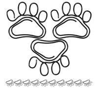 Beavorty Graffette Metalliche a Forma di Artiglio Gatto, Set da 20 Pezzi, Graffetta Decorativa Delicata per Documenti e Ufficio, Clip di Marcatura Creative per Fogli e Appunti