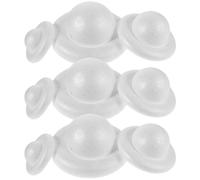 Beavorty Kit 9 Palline di Polistirolo Bianche 7,6-14 Cm per Progetti Scientifici Scolastici, Modellismo Solare Educativo Sfere di Schiuma, Materiale Artigianale per Apprendimento