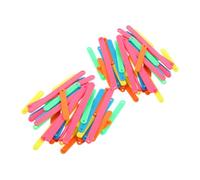 Beavorty Kit Geometria Scuola Elementare 100 Pezzi Bastoncini in Plastica per Costruzione Matematica, Sviluppo Abilità Logiche e Creatività, per Scuola e Didattica a Casa