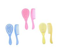 Beavorty Kit Per La Del Bambino 6 Pezzi Set Di Pettini Per Bambini Spazzola Delicata Per Il Cuoio Capelluto Per Neonati Materiale Pp Sicuro Per Baby Shower