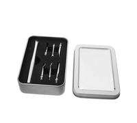 Beavorty Kit Spingi Cuticole in Acciaio Inox 6 Pezzi con Tronchesino e Strumenti per Nail Art, Mini Set Portatile per Manicure e Pedicure Professionale, Cura Unghie e Pretrattamento