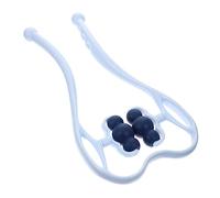 Beavorty Massaggiatore Cervicale Rullo Ergonomico Strumento Per Massaggiare Trigger Point e Vertebre Cervicali Massaggiatore Manuale Per Collo