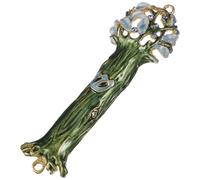 Beavorty Mezuzah Decorativa in Metallo retrò per Porta D’Ingresso, Ornamento Religioso in Lega Resistente Incisioni Visibili, per Casa, Soggiorno e Ambienti di Fede Ebraica