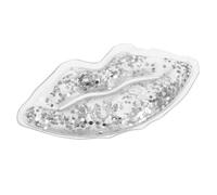 Beavorty Mini Impacco Caldo Freddo Con Gel A Forma Di Labbra Riutilizzabile E Glitterato Per Alleviare Il Gonfiore