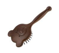 Beavorty Mini Spazzola Per Con Funzione Di Massaggio Spazzola Per Cuoio Capelluto in Legno Naturale Per La Dei Ricci