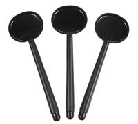 Beavorty Occlusore Oculare 3 Pezzi Per Test Della Vista Copertura Oculare Professionale Con Manico Strumento Di Optometria Ottica In Plastica Per Esame Nero