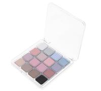 Beavorty Palette di Ombretti 16 Colori Opaca e Glitterata in Polvere Compatta, Design Compatto e Pratico per Viaggi, Effetto Naturale e Look Trucco Leggero Primaverile