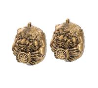 Beavorty Palle Baoding in Ottone Pi Yao, Coppia Per Esercizi Manuali e Massaggio Alle Mani, Dispositivi Per Rafforzamento e L’agilità Delle Dita, Compatte Per Casa, Ufficio e Viaggi, Adatte Ad Anziani